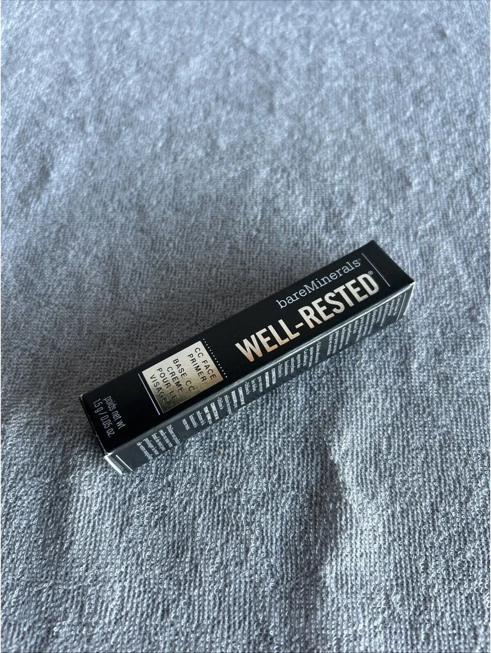 BareMinerals WELL-RESTED CC Face Primer .05 oz Dullness Corrector